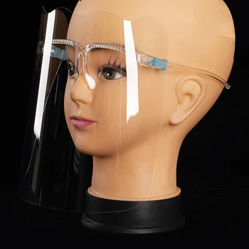 

10pcs Safety Full Face Shield Reusable Washable Protection Cover Face Mask Helmet