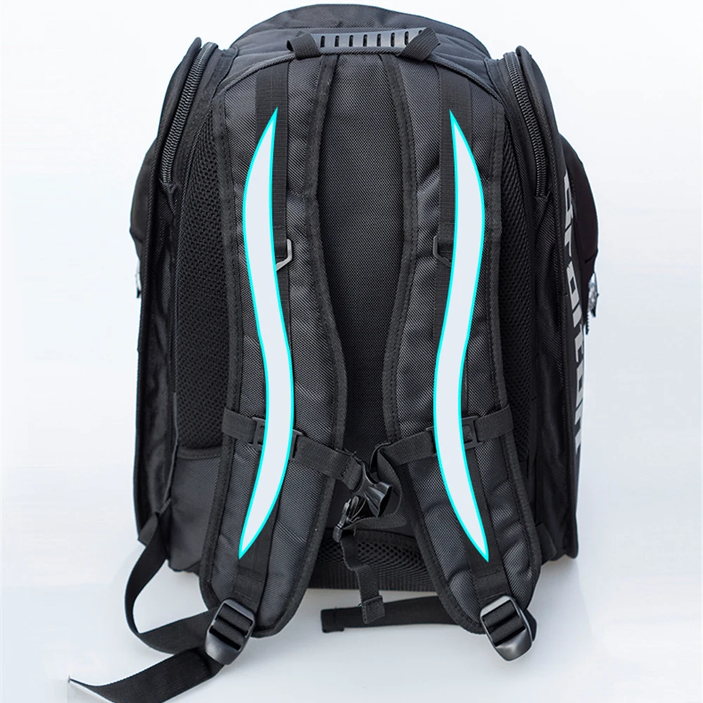 Skate Backpack Professional Inline Speed Skate Bag Black Blue Rose S L For 3X110mm 4X100mm 4X110mm Wheel Room