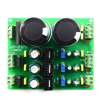 

LM317 LM337 Rectifier Filter Feed Plate Adjustable Multi-channel Rectifier Regulator Filter Power Module for Amplifiers