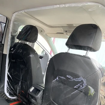 

Car Taxi Isolation Film Plastic Full Surround Cover Net Cab Front and Rear Row PVC Film For car Cockpit