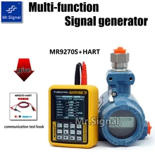 Mr9270s + hart 4-20ma gerador de sinal calibrar tensão atual pt100 termopar freqüência do gravador de transmissor de pressão