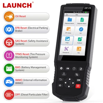 

LAUNCH X431 CRP479 OBD2 Scanner EOBD Auto Scanner ABS TPMS DPF IMMO Key EPB Oil Reset OBD2 Car diagnostic Tool LAUNCH X431 WIFI