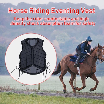 

Horse Riding Eventing Vest Sportswear Multifunction Body Protector Protective Gear Adult Kids Comfortable Soft Horseback Apparel