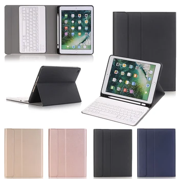 

PU Leather Tablet Cover For iPad Air 1 Air 2 9.7" Case Wireless Bluetooth Keyboard Cover For iPad 9.7 inch 2017 2018 Case