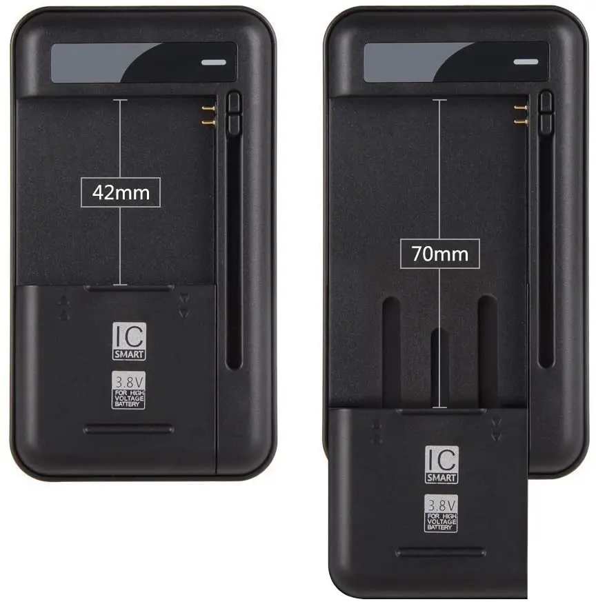 Carregador de Bateria Universal com Porta de Saída Usb Bateria de Alta Tensão 3.8v Samsung Galaxy s2 s3 s4 j5 Nota Edge