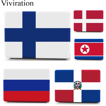 

Nation Flag Laptop Case For Macbook Air Pro Retina 11 12 15 13.3 Touch Bar Custom Logo PVC Hard Shell For Mac Book Air 13 Case