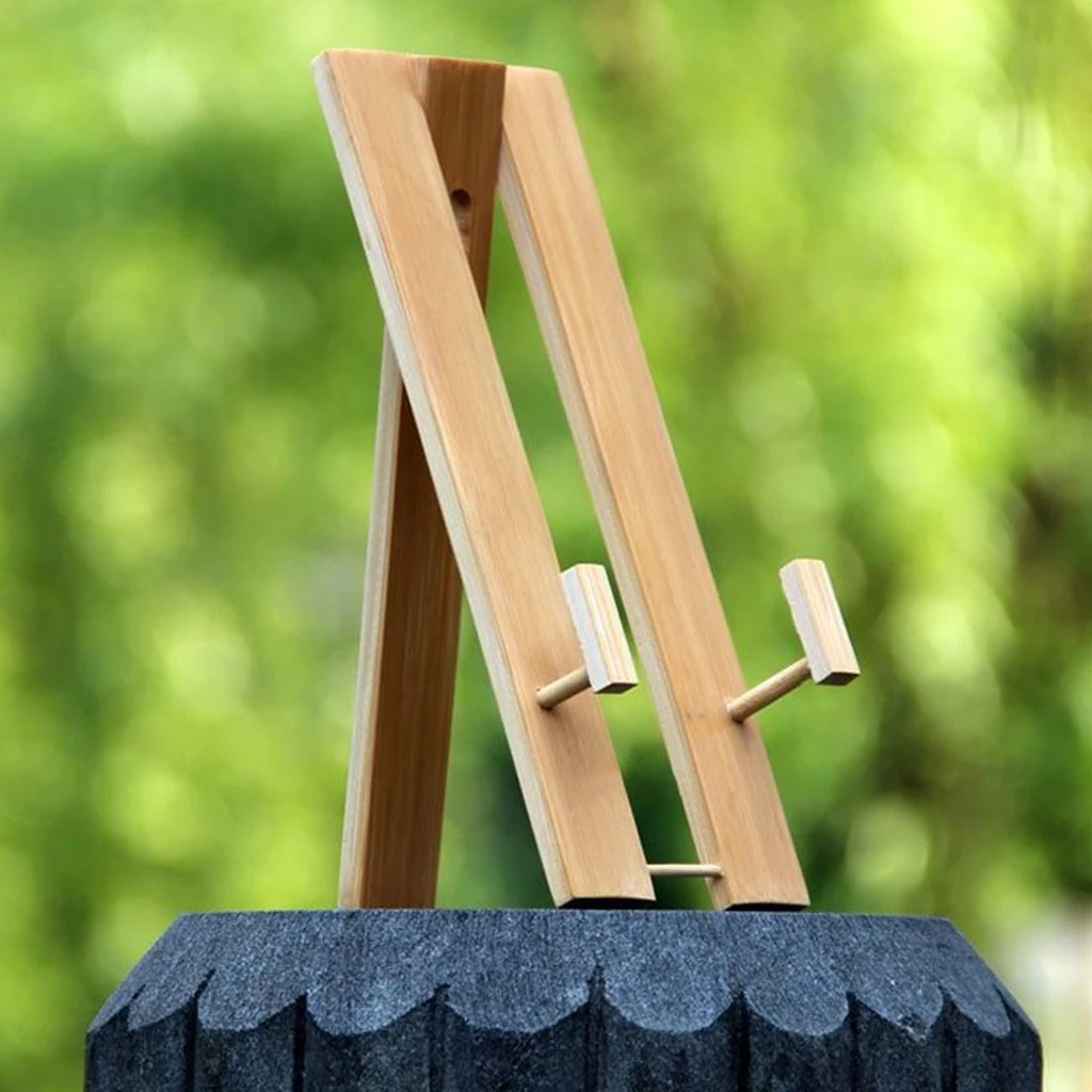 Hand Fan Display Stand Wood Chinese Japanese Folding Fan Holder Base