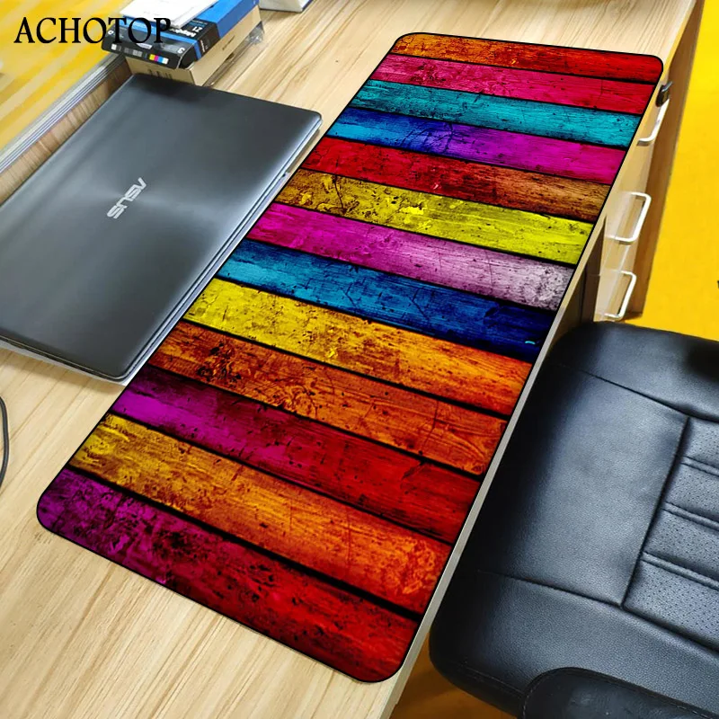 

Mouse Pad Gaming Mouse Pad Colourful Wood Large Mouse Mat Computer Mousepad XXL Carpet Surface Mause Pad Keyboard Desk Mat