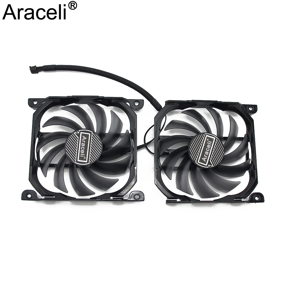 2 шт./компл. для Inno GTX1070TI/1070 GPU VGA карты охлаждающий вентилятор Замена INNO3D GEFORCE GTX 1080