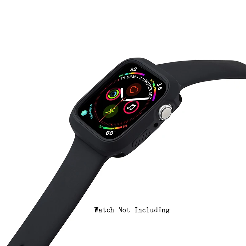 ALPQ спортивный чехол ремешок для часов Ремешок для Apple Watch 38 мм 40 мм 42 мм 44 мм мягкий силиконовый браслет на запястье для iWatch серии 5 4 3 2 1