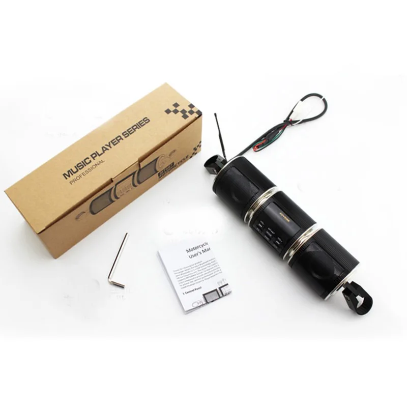 Motorcycle Audio Water Resistant Stereo Speaker with