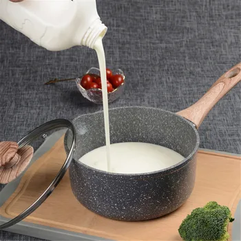 

Milk Pot Non-stick Pot Home Baby Children's Food Supplement Pot Maifan Stone Pot Pot Milk Pot Soup Pot Cooker Frying Pan Wok Pan