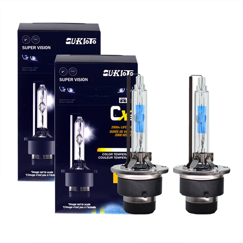 SUKIOTO 2PCS New OEM 35W 55W D2S D4S Xenon HID Lamp Bulbs 5500K Super Fast Bright Car Headlight D2 D4 Auto Replacement Bulb (3)