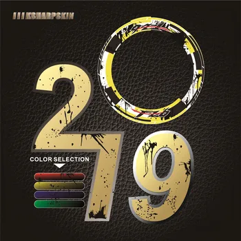 

4 X Motorcycle Rim full coverage sticker Inner Outer Rim Sticker MOTO Wheel Decorative accessories Decals For YAMAHA FZ6 fz 6