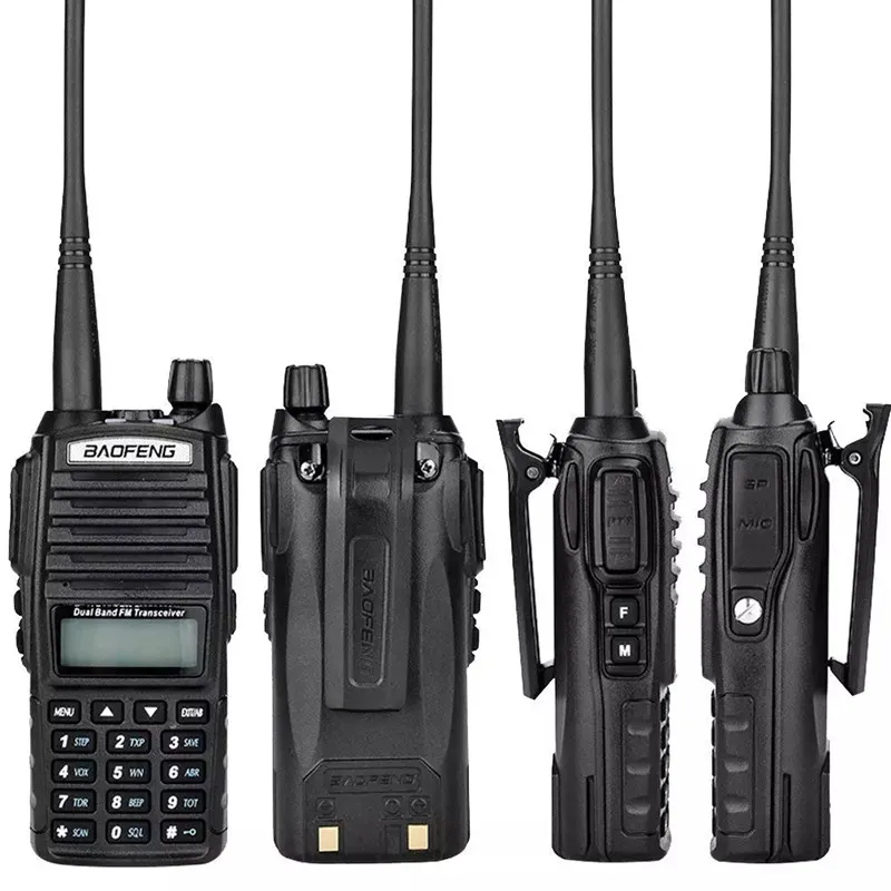 2Pcs Baofeng UV 82 Dual Band VHF UHF 136 174 400 520 MHz 8W Handheld FM 3