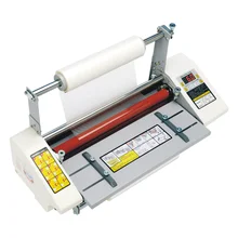 9350 A3+ Laminating Machine Four Roller Cold Hot Laminator Rolling Machine film photo Laminating Machine English Verion binding