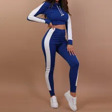 Женский комплект из 2 предметов, спортивные костюмы в полоску для активных занятий спортом, одежда с длинными рукавами, бархатная ткань, толстовки, брюки, костюм# g3