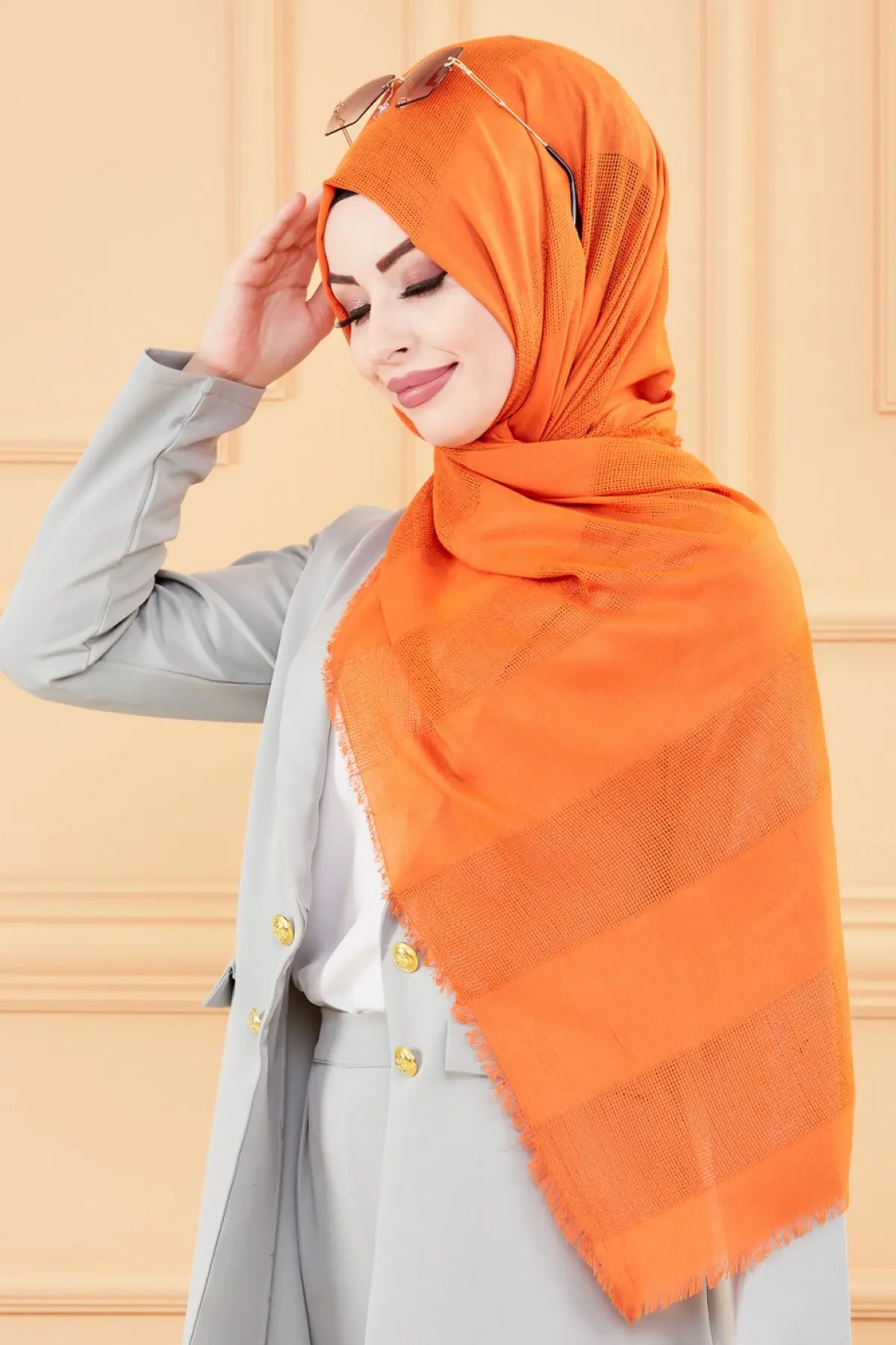 TUGBA Women Shawl Scarf High Quality New Season Modern Islamic Muslim Hijab Mubarek Ramadan Turkey