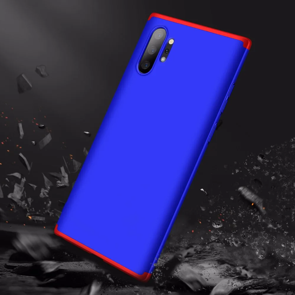 100 шт./лот 360 все включено щит PC модный пластиковый чехол для samsung galaxy Note 8 9 10 10 plus чехол для телефона