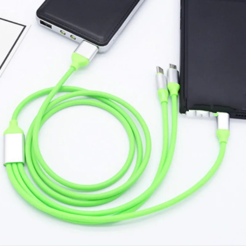 3 в 1 USB кабель для телефона iPhone X XR Max Pro Micro Type C Samsung S9 S8 быстрой зарядки шнур