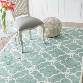 

Scandinavian Carpet Simple Modern Living Room Coffee Table Sofa Carpet Bedroom Bedside Model Room Handmade Carpet Customization