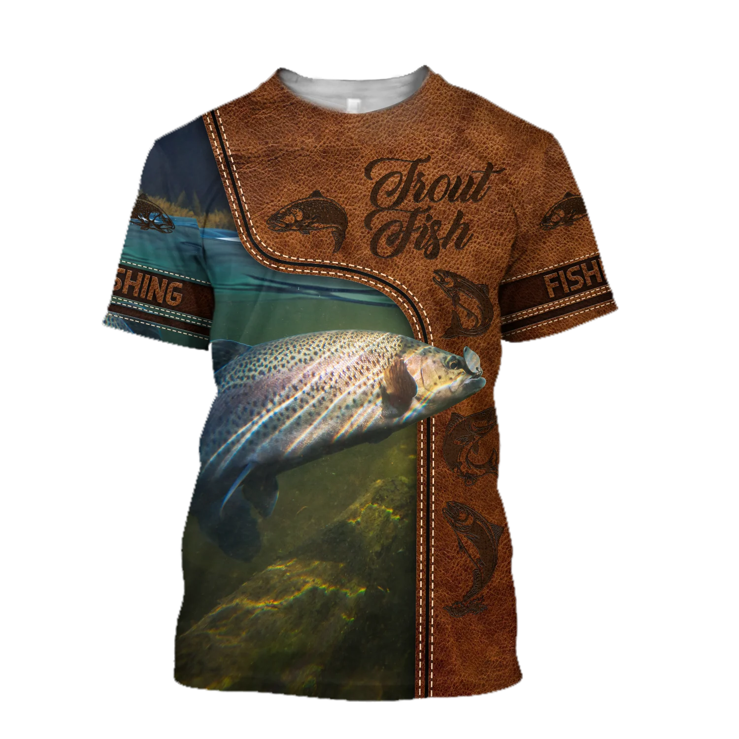Heißer Verkauf t hemd Crappie Angeln camo Muster 3D Gedruckt Herren Sommer Oansatz kurzarm Unisex Casual sport T-shirt 13 stile – Detail 10