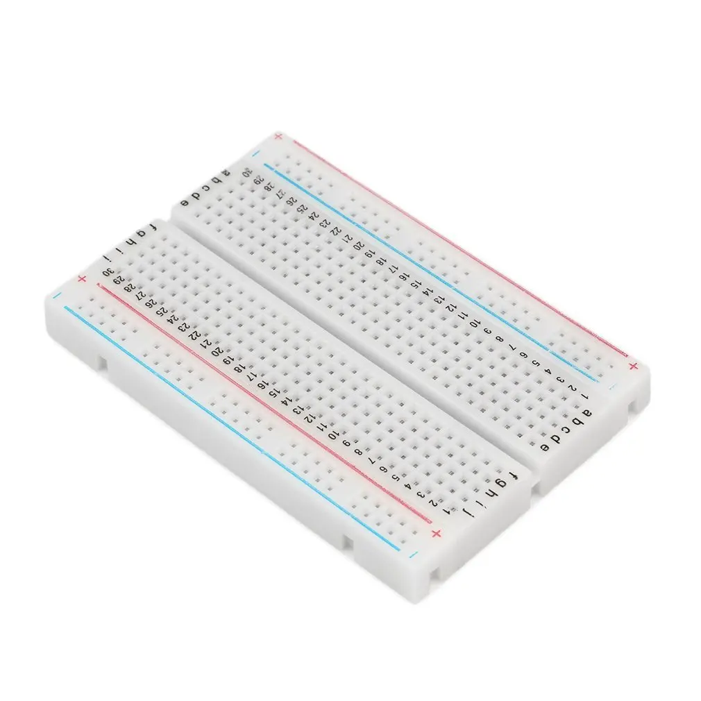 

Worldwide 8.5*5.5cm Mini Solderless Breadboard 400 Contacts Tie-points Universal