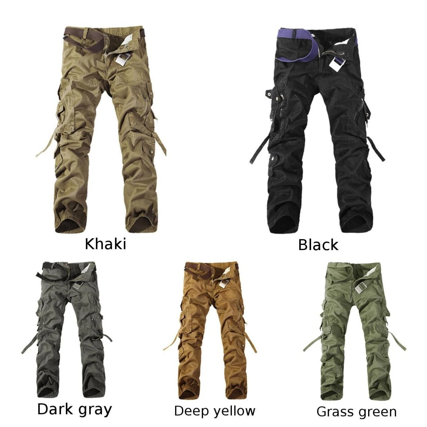 Men Trousers Pants Hiking Cotton Fashion Outdoor Slim Military Plus Size