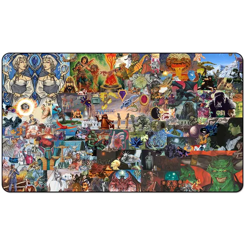 

Board game mtg Playmat: Magic Old School Polular Arts playmat Board Game Mat TCG Playmat 60cm x 35cm (24" x 14") Size