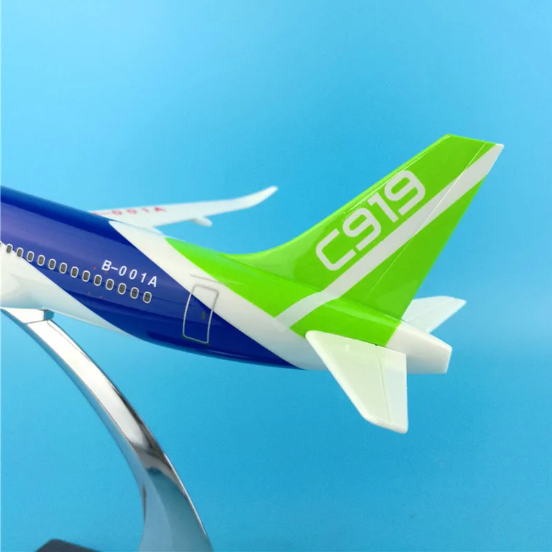 32 см большая коммерческая модель авиалайнера 1:200 сплав самолета COMAC C919 Air Airline W база airbus пластиковый самолет коллекционные игрушки