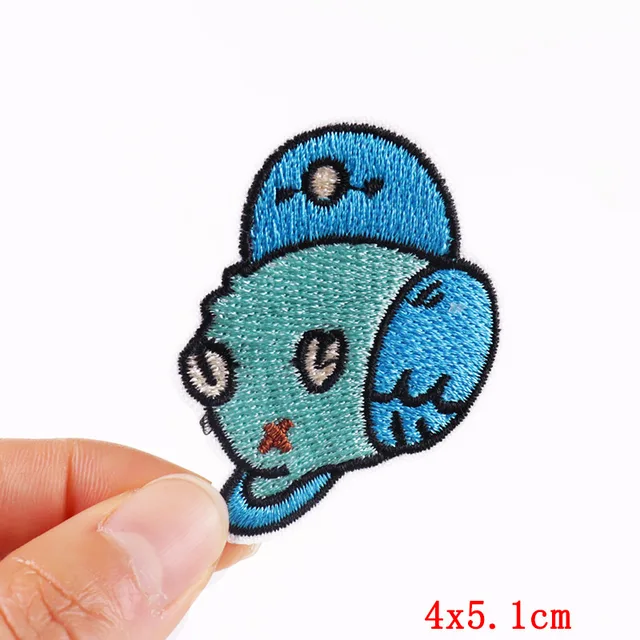Cartoon Dinosaur Patches For Clothing Thermoadhesive Patches Cute Animal Patch Iron on Embroidery Patches on Clothes Applique PE5826CT