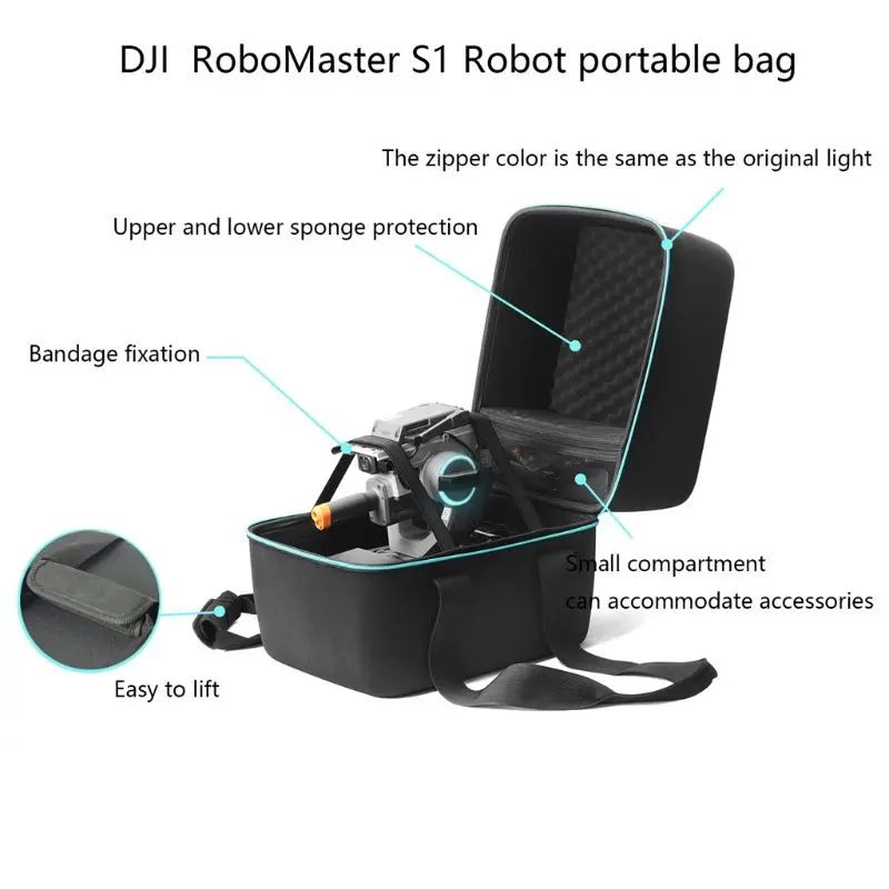 Водонепроницаемый нейлоновый чехол для переноски, Жесткий Чехол для хранения, сумка для DJI RoboMaster S1
