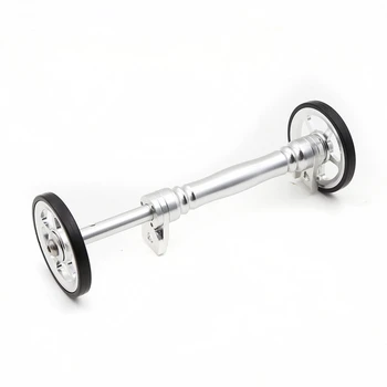 

SEWS-Folding Bike Easy Wheel Extension Rod Rear Rack Telescopic Bar Easywheel