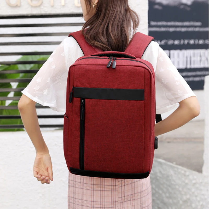 

Travel Business Backpack Large Capacity Zippered Compartments Backpack Polyester Bags For Men Women Laptop Bags Cases