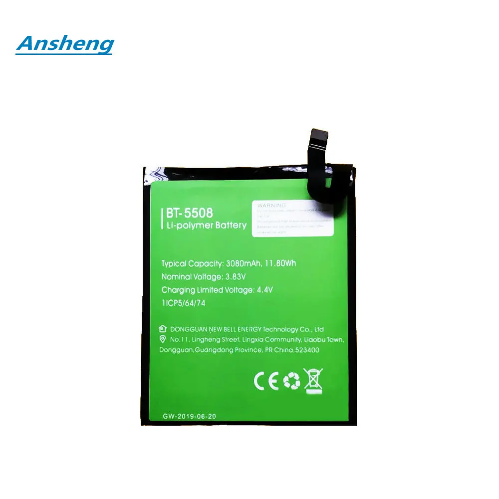 Аккумулятор Ansheng для смартфона LEAGOO T8S высокое качество 3080 мА/ч аккумулятор BT
