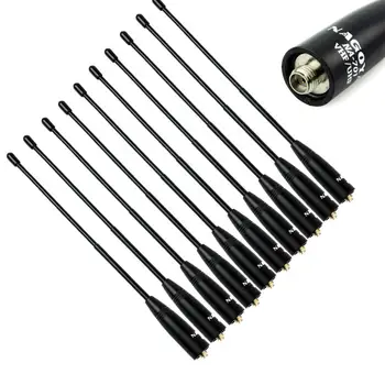 

Qppxun 10x NA-701 SMA-F Telescopic Antenna 144/430MHz for Radio Kenwood BAOFENG TYT New