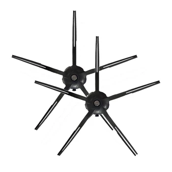 

2Pcs Side Brush Replacement for Roborock S4 S5 S6 E20 E25 E35 C10 Xiaomi Mi Mijia Vacuum Cleaner Accessories Kit,Black