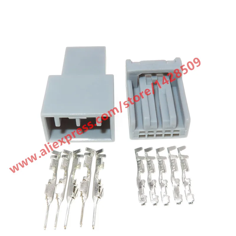 5 Sets 5 Pin Auto Window Lifter Plug Burglar Alarm Connector Female