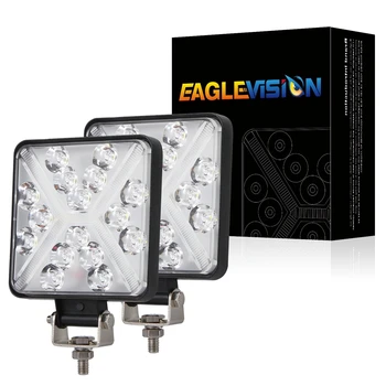 

EAGLEVISION LED Light Bar 2PCS 4 Inch 168W Square Work Light Fog Lights Waterproof Truck Car Boat Motorcycle ATV SUV