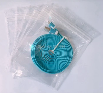 

wholesale 5000pcs/lot 15*10.5cm clear Plastic zipper opp bag retail package for Small mobile phone accessories Packing Bag