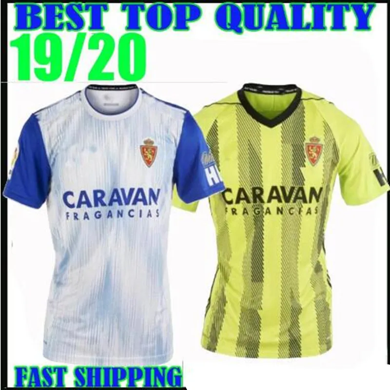 Топ Таиланд Качество 19 20 реальный Сарагоса дом вдали футбол Джерси Сарагоса реальный Сарагоса боржа Iglesias ПОМБО футбольные футболки