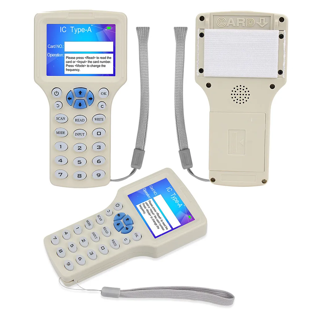 10 Частотный NFC считыватель смарт-карт писатель RFID Копир Дубликатор 125 кГц 13,56 МГц USB брелок программист копия зашифрованная карта идентификатор пользователя