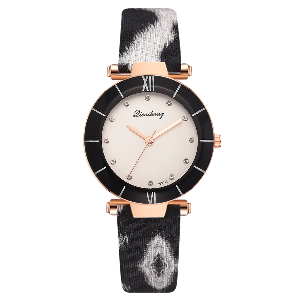 Новые Модные леопардовые женские часы женские повседневные кожаные кварцевые часы женские часы Relogio Feminino Montre Femme женские часы - Цвет: 3930 Grey