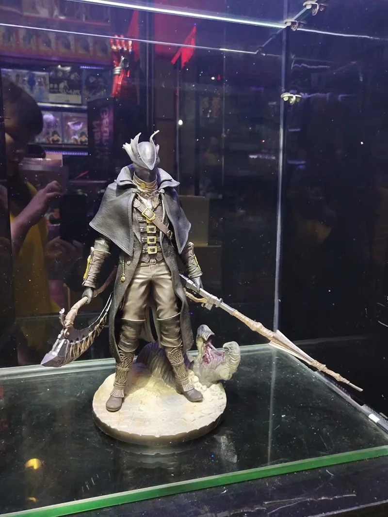 Pаспродажа Bloodborne старый охотников из ПВХ, движущаяся фигурка, 30 см Gecco 1 6 весы Hunter Рисунок Модель игрушки коллекционные куклы подарок