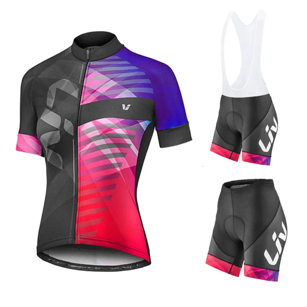 Traje De Triatlón De Una Pieza Para Mujer - Manga Corta, Ajuste Aerodinámico, Tela De Secado Rápido - Tallas XS A 3XL, Color Morado