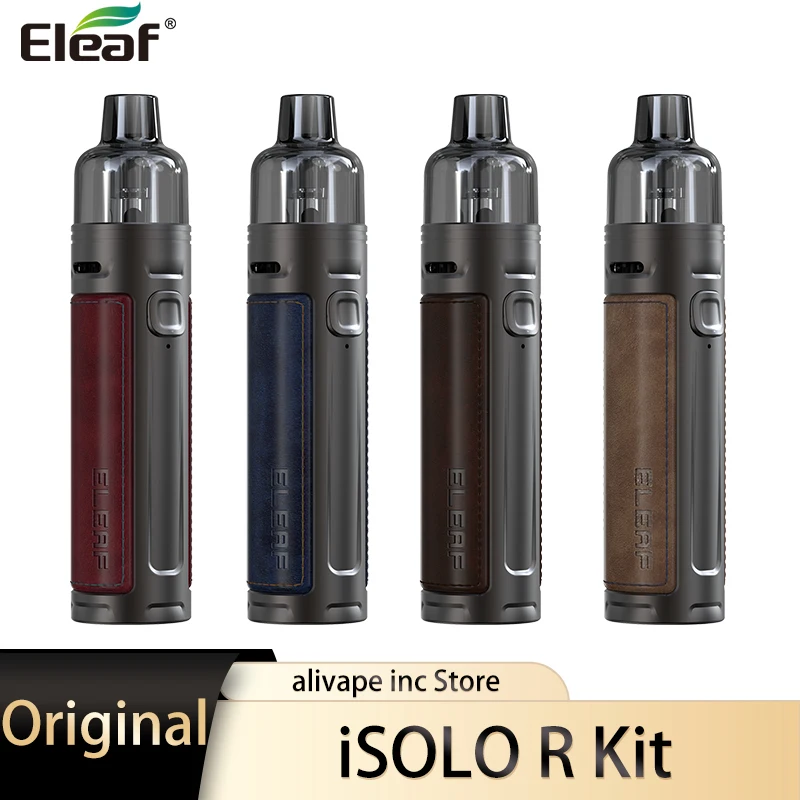Original Eleaf iSolo R Pod Mod Kit de 30W con 4,5 ml de GTL cápsula 1800mAh cigarrillo electrónico vaporizador MTL/RDL/DL Sistema de vaina de Vape Kit