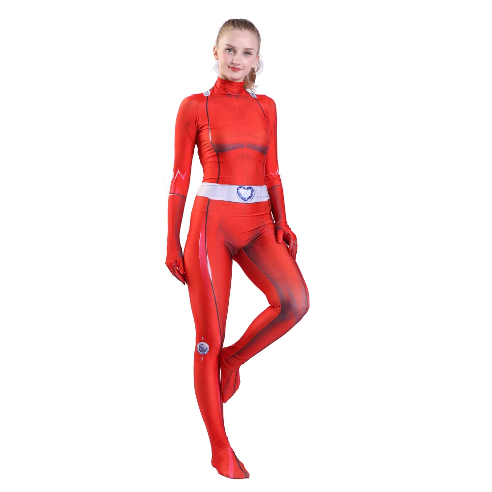 Costumes de cosplay Totally Spies pour femmes, combinaisons en spandex,  Everver, EOO, Samantha, Simpson, cl ra, caution, film et télévision -  AliExpress