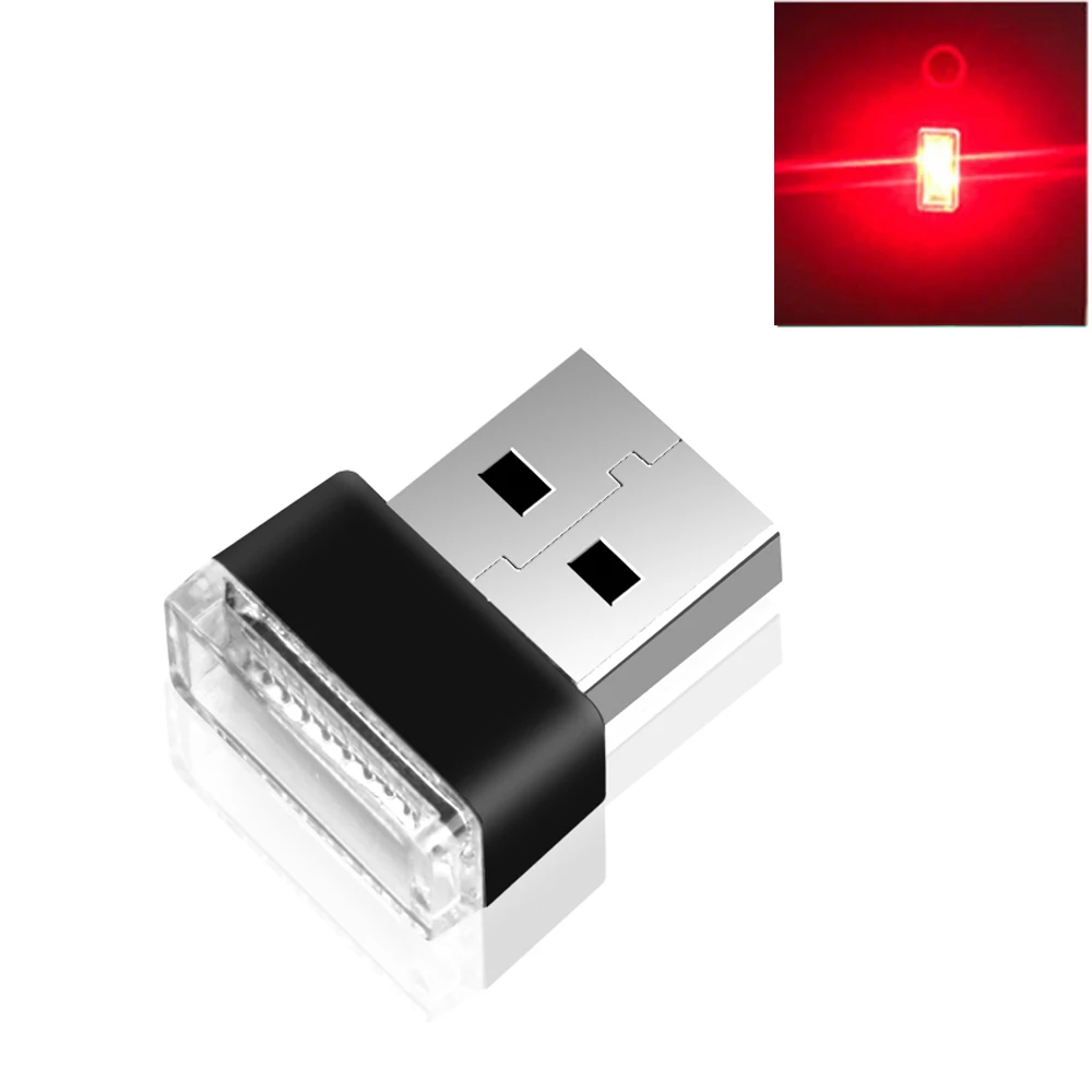 Red Красочный USB светодиодный светильник с музыкальным управлением и звуком RGB декоративный светильник для интерьера DJ Рождественский сценический светильник с регулировкой яркости - Испускаемый цвет: Red
