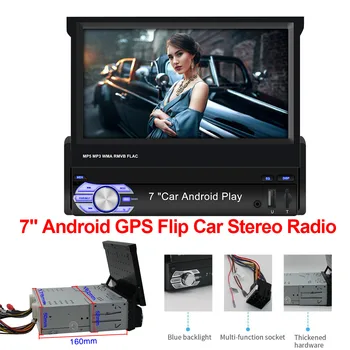 

Android 9.1 Car Stereo Radio 1 Din 7 Inch Adjustable Screen Multimedia Player 4-Core GPS WIFI Bluetooth Audio Universal 2G+16G