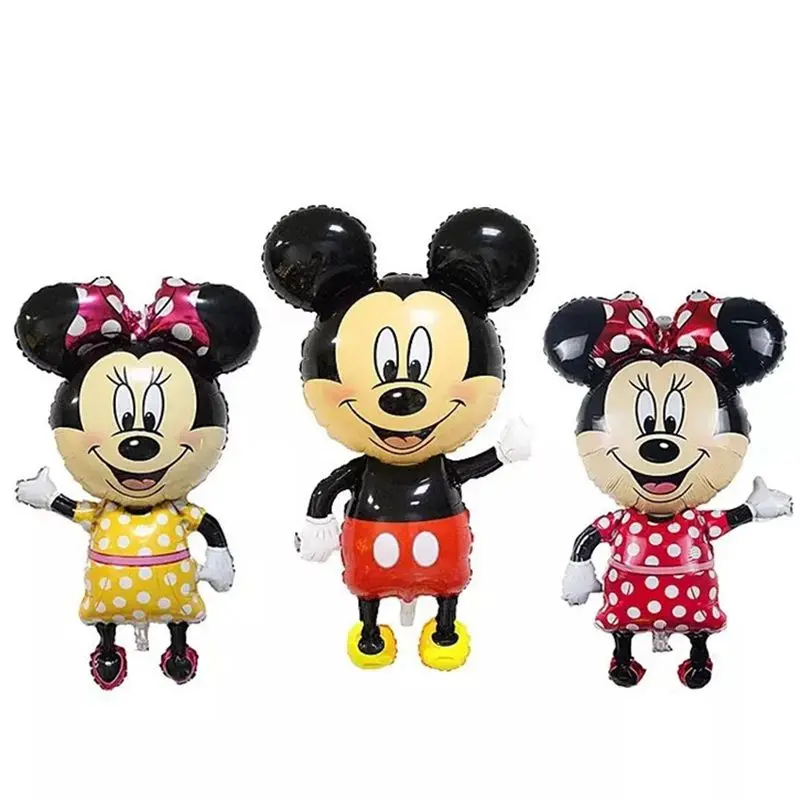 

1pcs Large Giant Mickey Mouse Minnie Balloons Birthday Party Decorations Kids Classic Toy Globos Red Bowknot Minnie Mouse Ballon